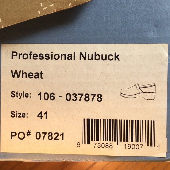 Dansko Professional Nubuck Wheat, size EU 41 - Picture 9 of 9